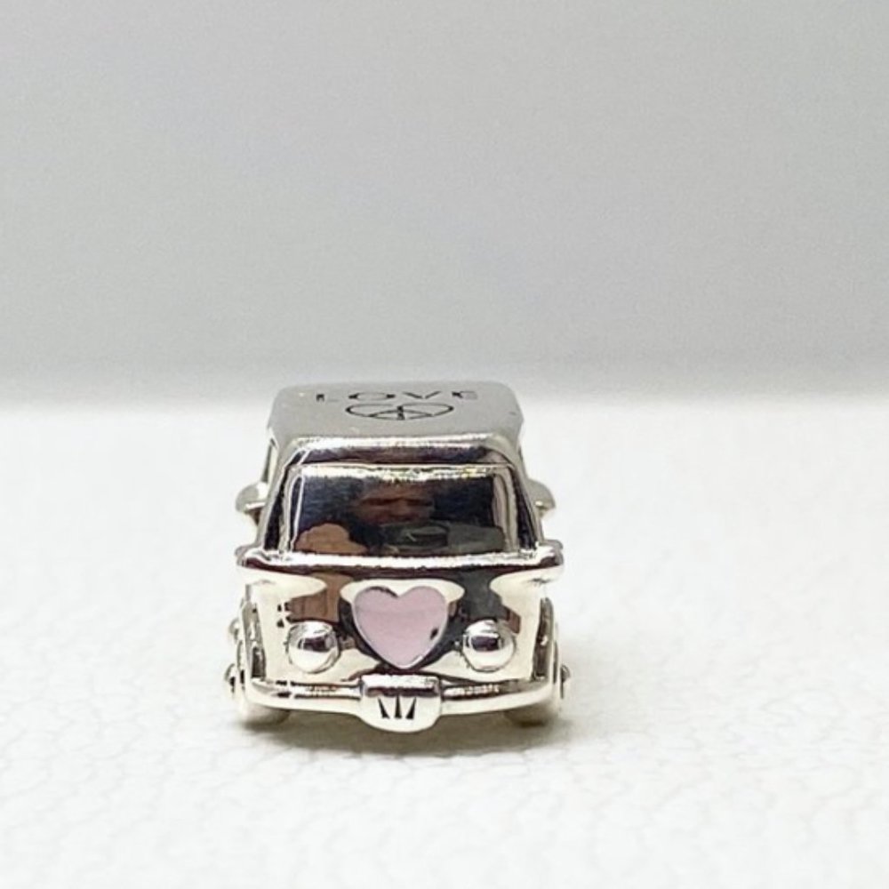 New Pandora Charm Camper Van Sterling Silver Bead